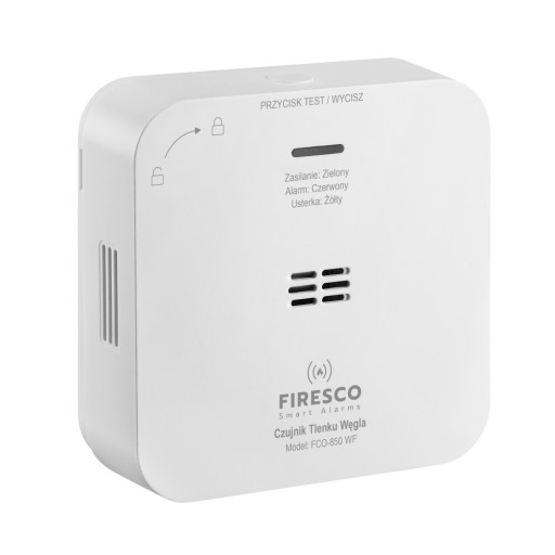 Детектор угарного газа Firesco FCO-850 WF с приложением WiFi Tuya