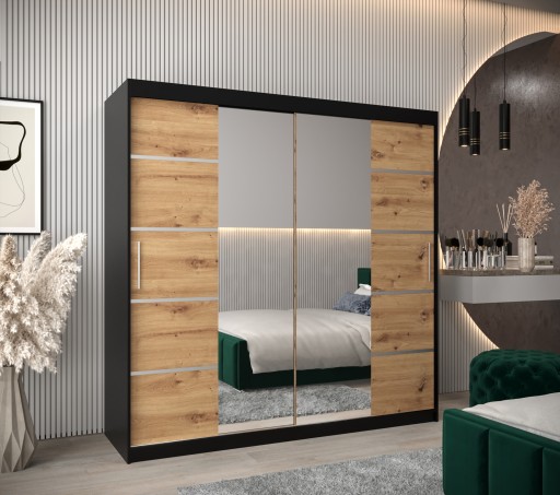 Szafa przesuwna z lustrem garderoba VERONA 4 200cm