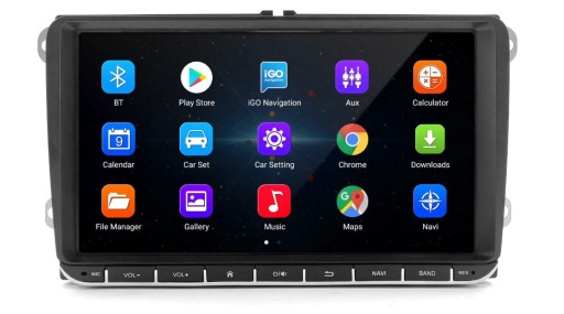 РАДИО 2DIN ЭКРАН 9 НАВИГАЦИЯ VW PASSAT ANDROID USB