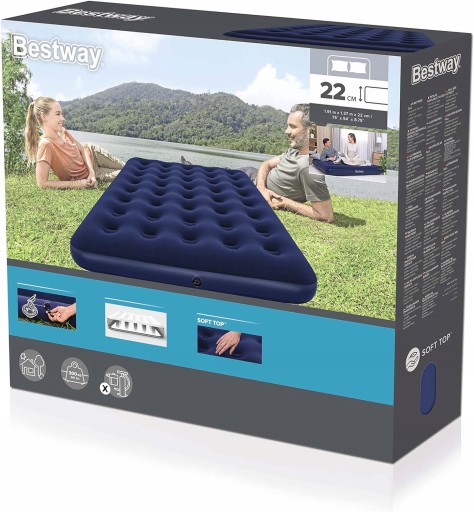 MATERAC DMUCHANY DO SPANIA BESTWAY 67002 191x137x22 2 OSOBOWY