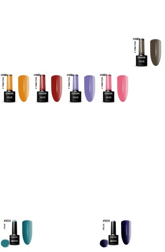 Zestaw do hybryd 10x SUNONE lakier baza top lampa