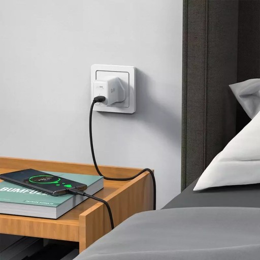Настенное зарядное устройство Acefast GaN (вилка для Великобритании), USB C