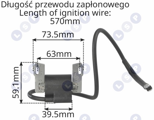 CEWKA MODUŁ ISKROWNIK DO BRIGGS STRATTON 7 - 16KM 398811 398265 395492