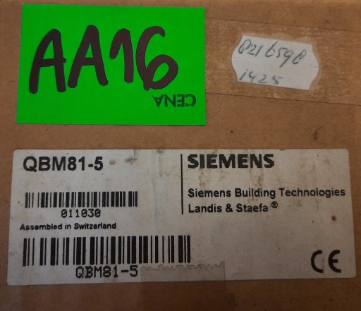 Presostat Siemens QBM81-5 L&G L&S