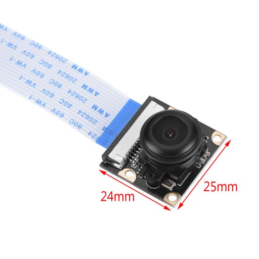Moduł kamery 5MP z fisheye i oświetleniem dla Raspberry Pi