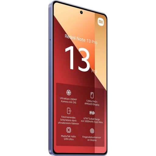 Смартфон Xiaomi Redmi Note 13 Pro 4G 12/512 ГБ LTE AMOLED Фиолетовый