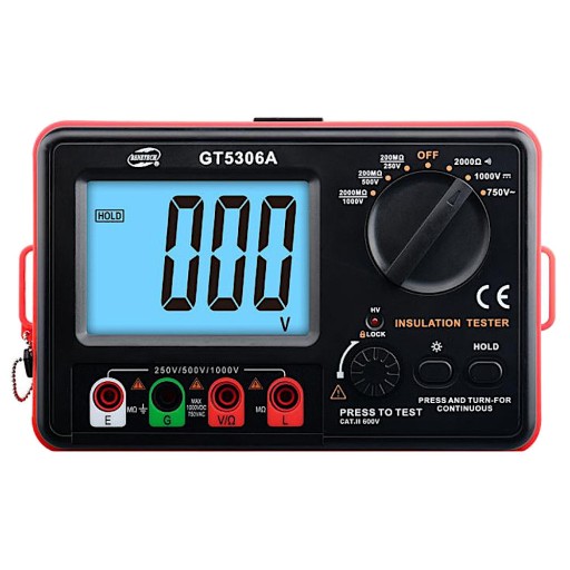 УЗО ТЕСТЕР ИЗОЛЯЦИИ AC DC LCD ИЗМЕРИТЕЛЬ СОПРОТИВЛЕНИЯ