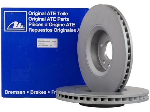 ПЕРЕДНИЕ ДИСКИ+КОЛОДКИ ATE VOLVO V60 I ​​V70 III 316MM