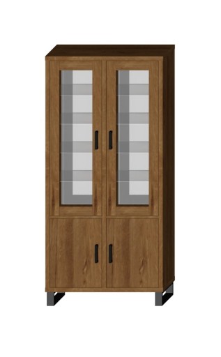 Шкаф SARA LOFT 4D 120 высокий металлический - lancelot