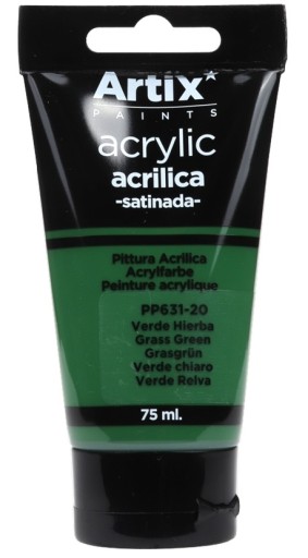 FARBA AKRYLOWA CIEMNOZIELONA 75 ML.