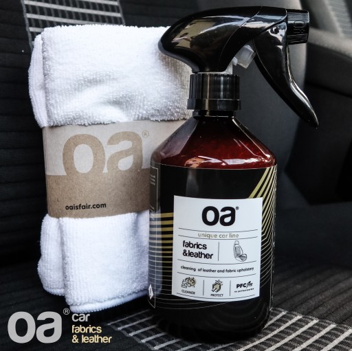 Убор для очистки автомобиля обитания Eco Leather 250 мл + микрофибры OA
