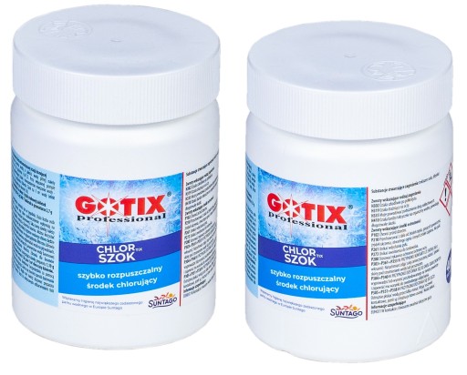 Chlor Szok do Basenu Jacuzzi SPA Chlor Szok Granulat Chemia do Basenu 0,4KG