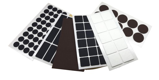 Фетровые накладки на стулья, 32 шт, DURABLE, чёрные