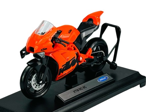 KTM RC 8C мотоцикл 1:18 Welly модель