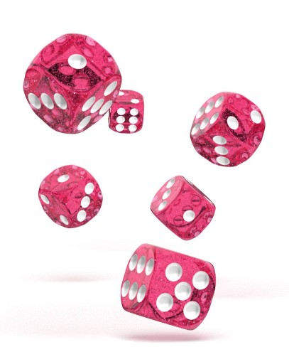 Oakie Doakie D6 Набор в крапинку, 16 мм - Розовый(12)