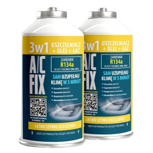 НАБОР 2xSEALANT GAS OIL CLIMATE R134A 3в1+50% КАБЕЛЬ БОЛЬШАЯ БАНКА 626г