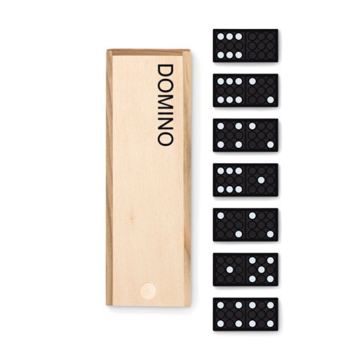 DOMINO GAME 28 X Black Tile Puzzle Семейный образовательный подарочный гаджет