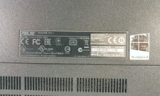 Ноутбук ASUS N551J i7-4710HQ 16 ГБ 240SSD W10