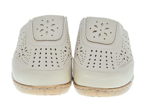 Klapki medyczne damskie zdrowotne Beige r.37