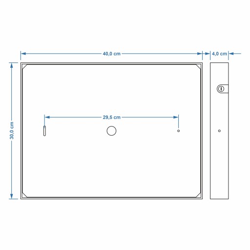 Подсветка номера дома, адресная доска, адрес 1RB LED 30x40