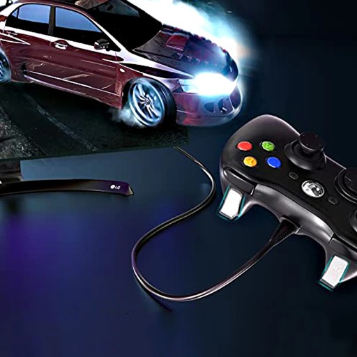 КОНТРОЛЛЕР GAMEPAD PAD для XBOX 360 / SLIM КОНСОЛЬ ДЛЯ ПК USB DUAL SHOCK + ЧЕХОЛ