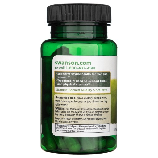 Maca Ekstrakt Korzeń 500 mg Swanson Libido 60 kaps