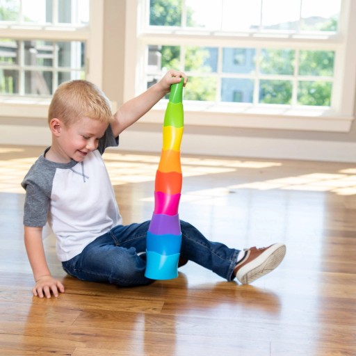 SPIROCU PYRAMID TOWER РАЗНОЦВЕТНЫЕ ИГРУШКИ ДЛЯ МОЗГА FAT