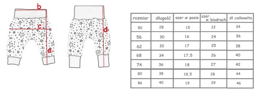 PÓŁŚPIOCHY BEZ STÓP SPODENKI BAGGY 80 ROSES /63/