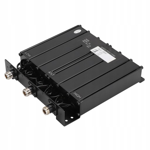 ПОРТАТИВНЫЙ ДУПЛЕКС UHF С 6 ОТСЕКАМИ, 50 Вт, ЧЕРНЫЙ, 26,2X24X8,2 СМ