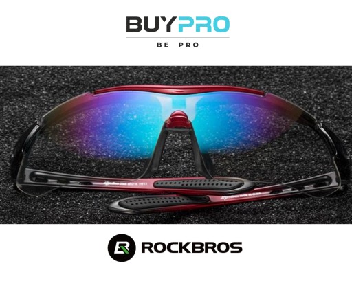 Okulary fotochromowe na rower sportowe do biegania w góry lekkie ROCKBROS