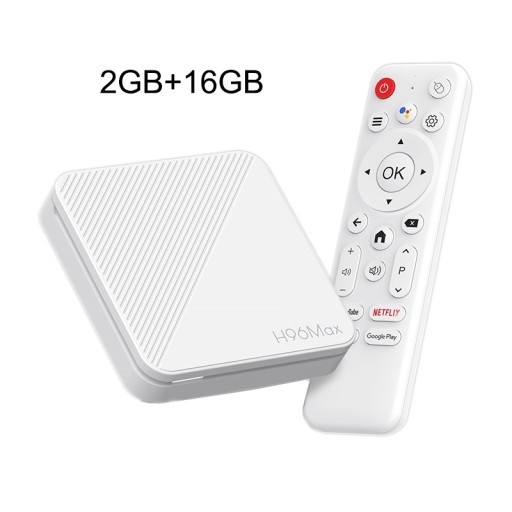 Smart TV Box H96 Max Android 14 WiFi6 BT Pilot Control 4K Quad Core