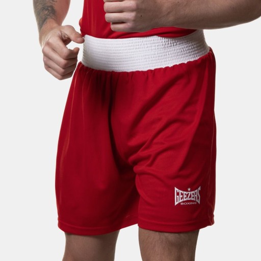 Stroje bokserskie GEEZERS (red) [Rozmiar: L]