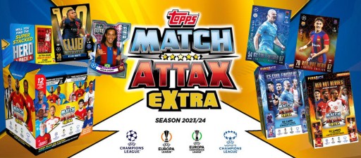 Пакеты футбольных карточек Match Attax Extra Multipack Mega 2024 Topps