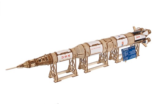 3D-пазл UGEARS NASA Saturn V Деревянная модель Креативная модель для сборки