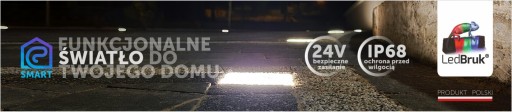 4x Светящаяся брусчатка LedBruk 10x10 RGB+CCT