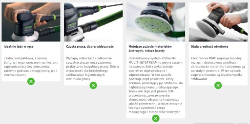 ЭКСЦЕНТРИЧЕСКАЯ ШЛИФОВАЛЬНАЯ МАШИНА ETS 150/5 EQ 575057 FESTOOL