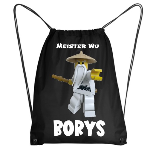 Worek Szkolny Workoplecak WF Do Przedszkola Szkoły LEGO NINJAGO + IMIĘ #4