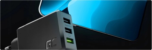 БЫСТРОЕ СЕТЕВОЕ ЗАРЯДНОЕ УСТРОЙСТВО 3x USB 30 Вт QC 3.0