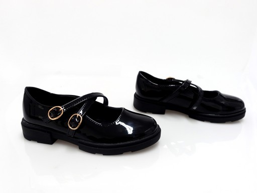 Black Girls 'Ballerino Shoes Lawned Lofers для пряжек 36