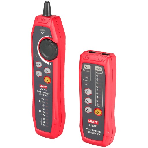 Szukacz par przewodów miernik tester-em kabli RJ45 UNI-T UT683KIT