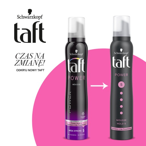 Taft Power Cashmere Мусс для волос 200мл