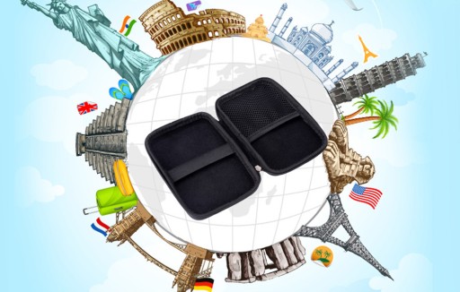 ЗАЩИТНЫЙ ЧЕХОЛ ORICO TRAVEL CASE ДЛЯ ЖЕСТКОГО ДИСКА И АКСЕССУАРОВ GSM