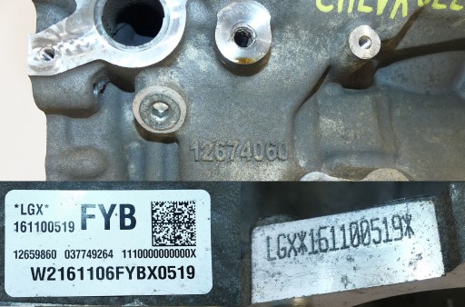 CHEVROLET CAMARO VI 3.6 V6 LGX 16- НОМИНАЛЬНЫЙ БЛОК ДВИГАТЕЛЯ