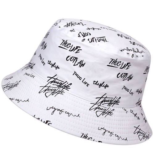 BUCKET HAT двухсторонняя рыбацкая шапка с надписью