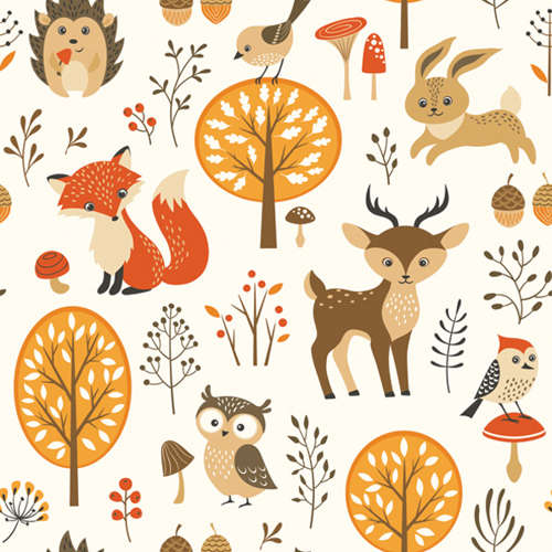 Serwetki papierowe Forest Friends - Przyjaciele lasu - 20 sztuk