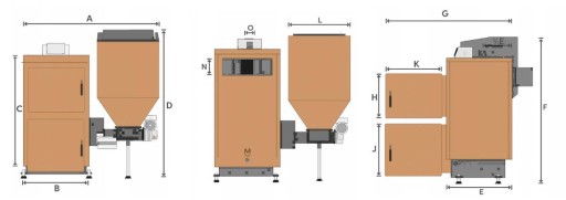 KOCIOŁ na Pellet PODAJNIKIEM 48 kW Piec ECODESIG PELET PELLET DOTACJA