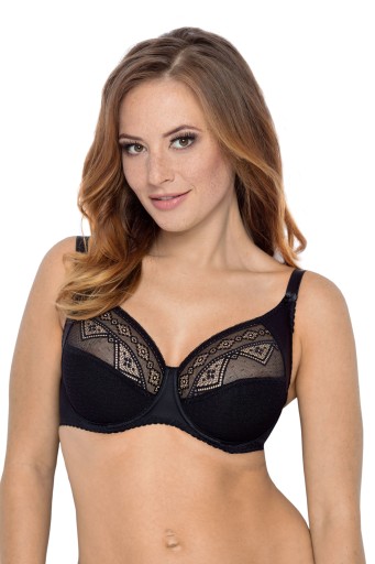 Мягкий кружевный бюстгальтер Giaia 059 Black 90e