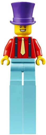 LEGO CITY FIGURKA CLOWN KLAUN NA SZCZUDŁACH WESOŁE MIASTECZKO CTY1016 60234