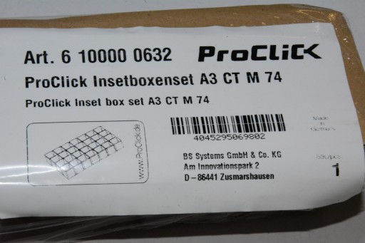 Вставка Sortimo ProClick CT M 74 6100000632