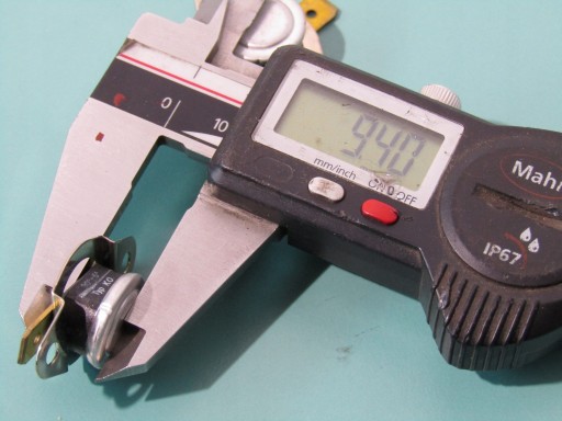 БИМЕТАЛЛИЧЕСКИЙ ТЕРМОСТАТ 90°C NC 16A 250V PEPI США